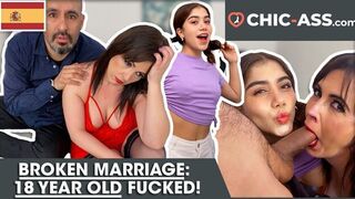 СЕКС ВТРОЕМ: ИСПАНЕЦ трахает подростка со своей ЖЕНОЙ (Порно из Испании)! ШИК- порно